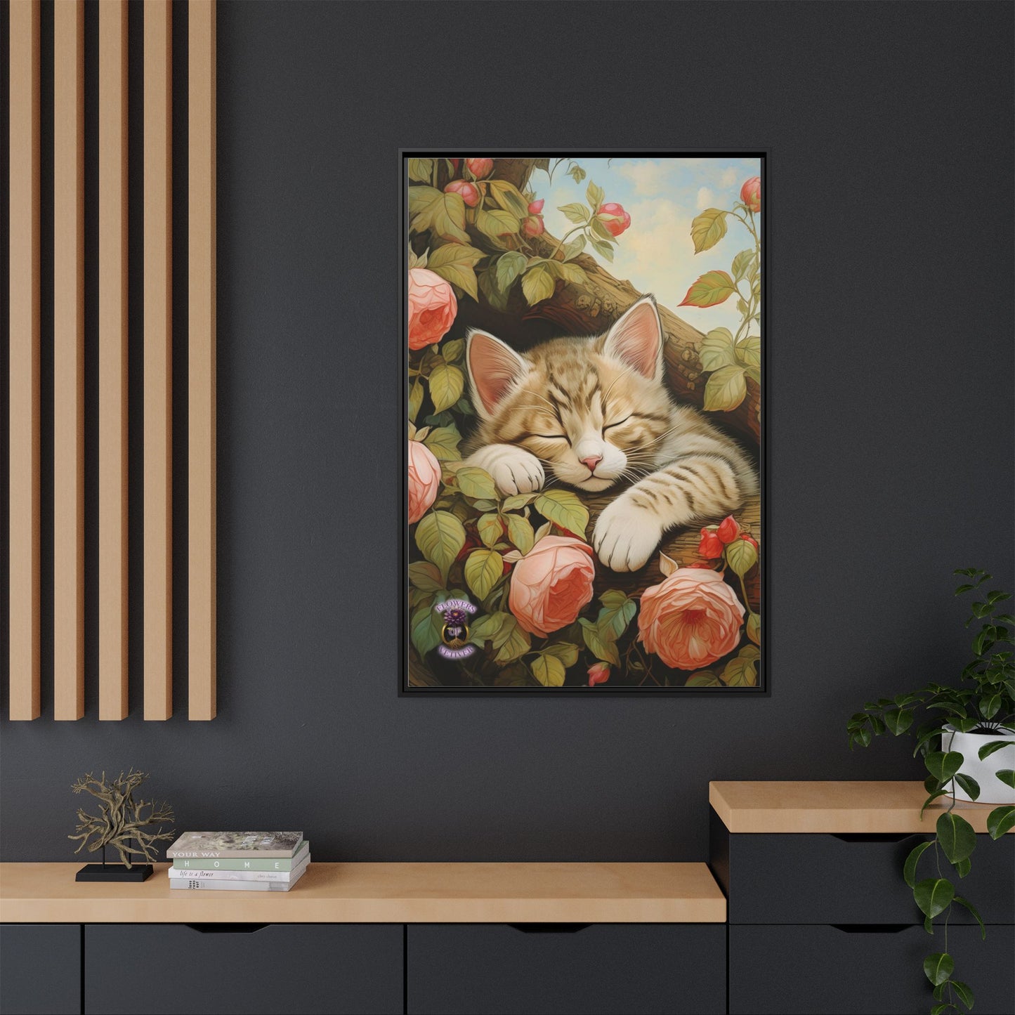 Peony Kitty in a Tree 3