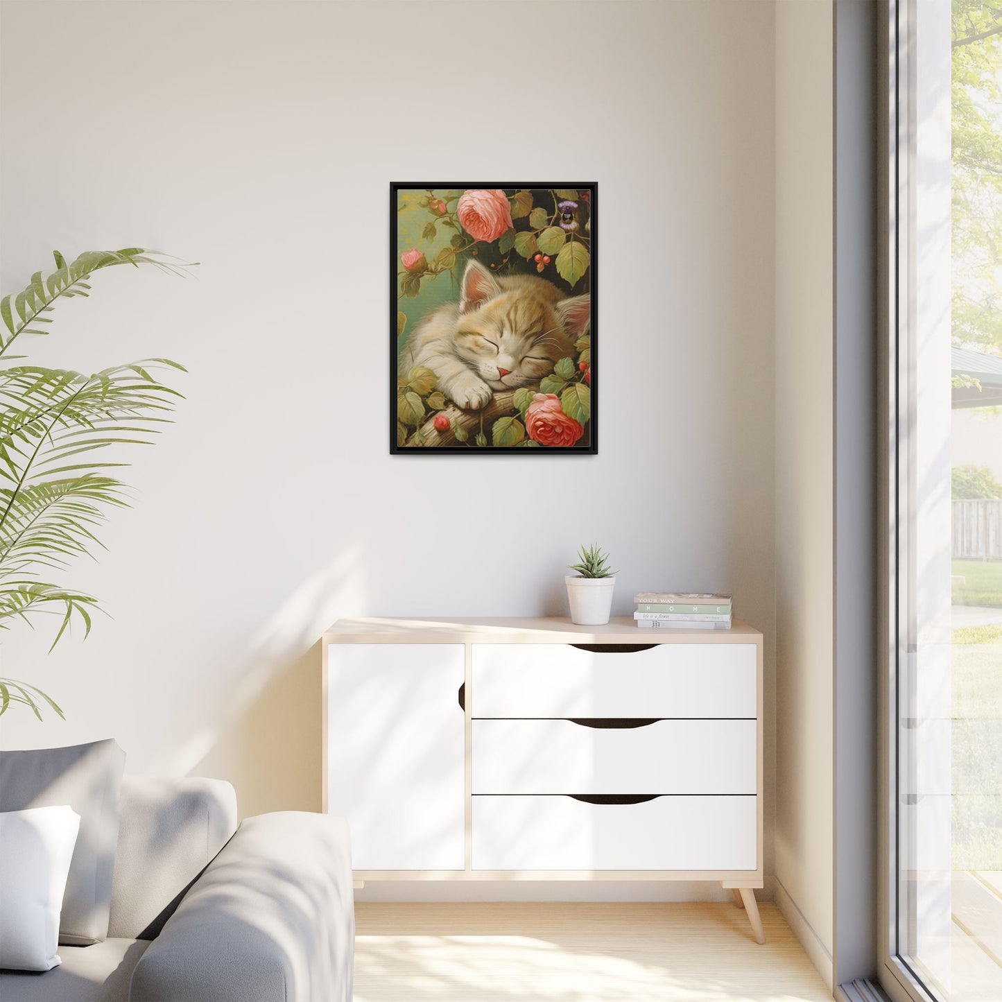 Peony Kitty in a Tree 2