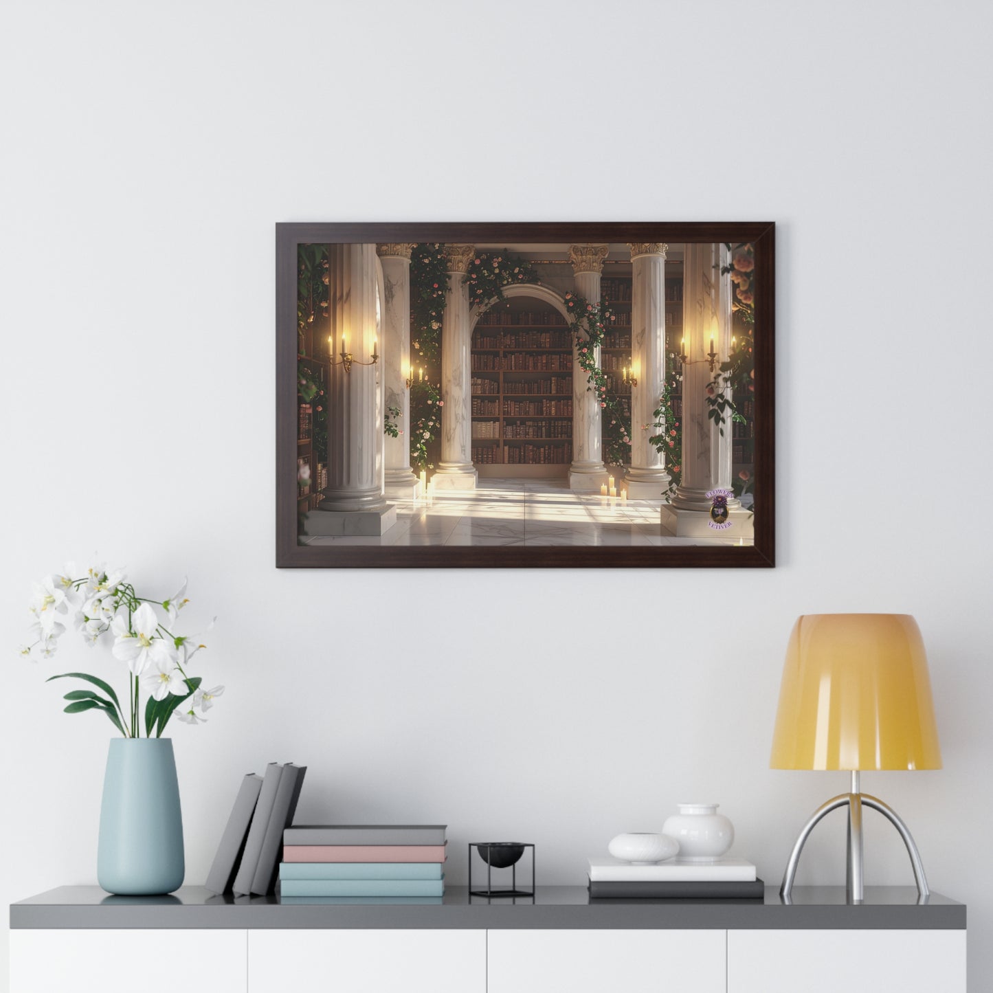 The Enchanted Library – Jasmine & Roses in Candlelight