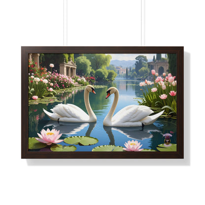 Garden Swans