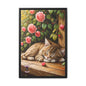Sleeping Kitty in a Peony Garden