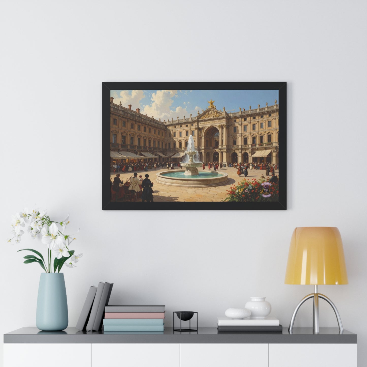 Renaissance Piazza Scene 2