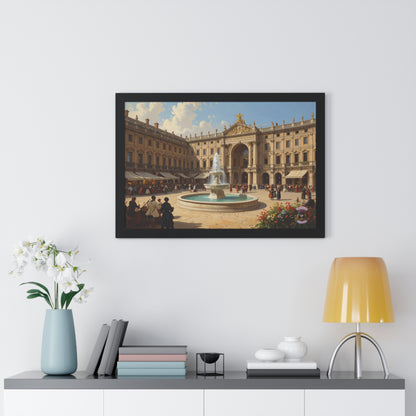 Renaissance Piazza Scene 2