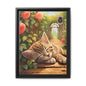 Sleeping Kitty in a Peony Garden 2