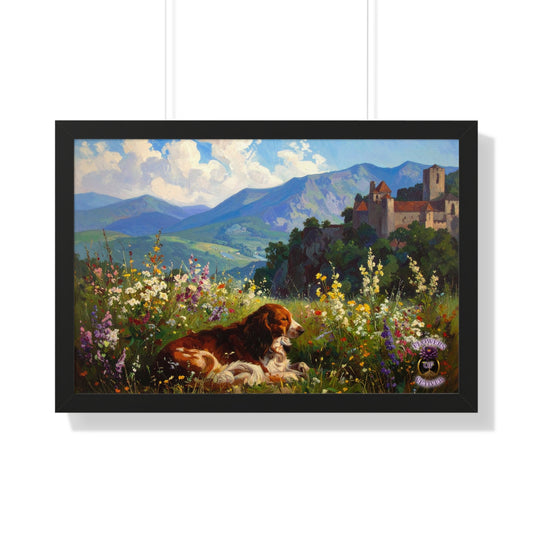 Renaissance Hunting Dog in Summer Meadow 2