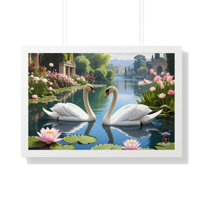 Garden Swans