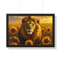 Sunflower Majesty – Renaissance Lion in Golden Bloom 2