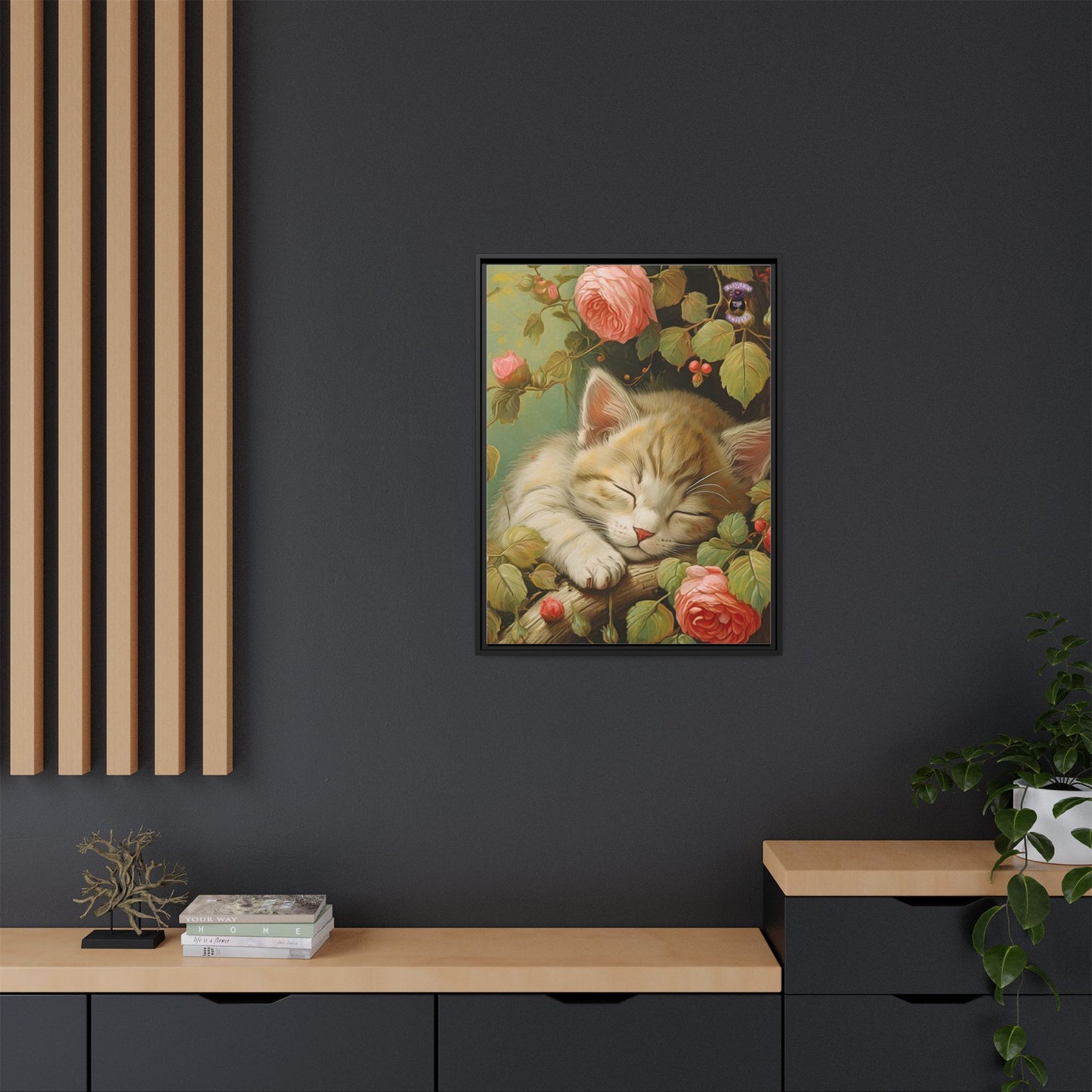 Peony Kitty in a Tree 2