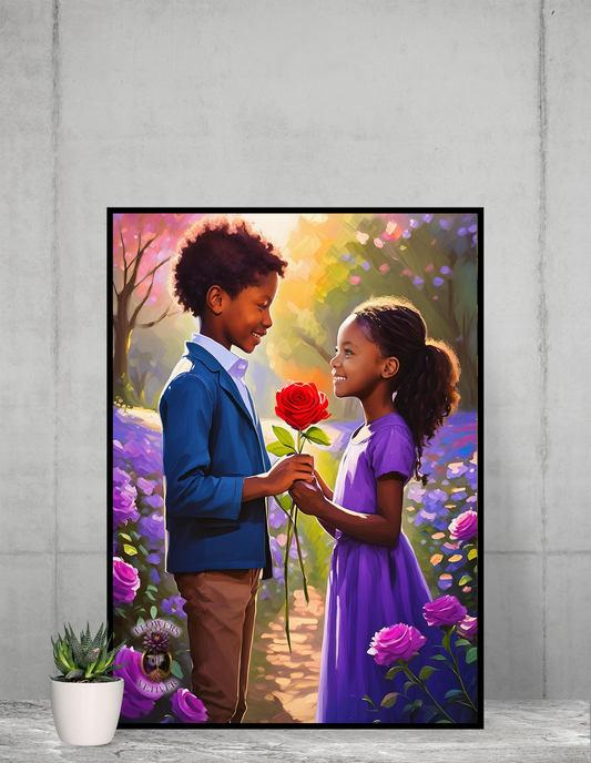A Moment in Purple: The Friendship of Adam and Lily