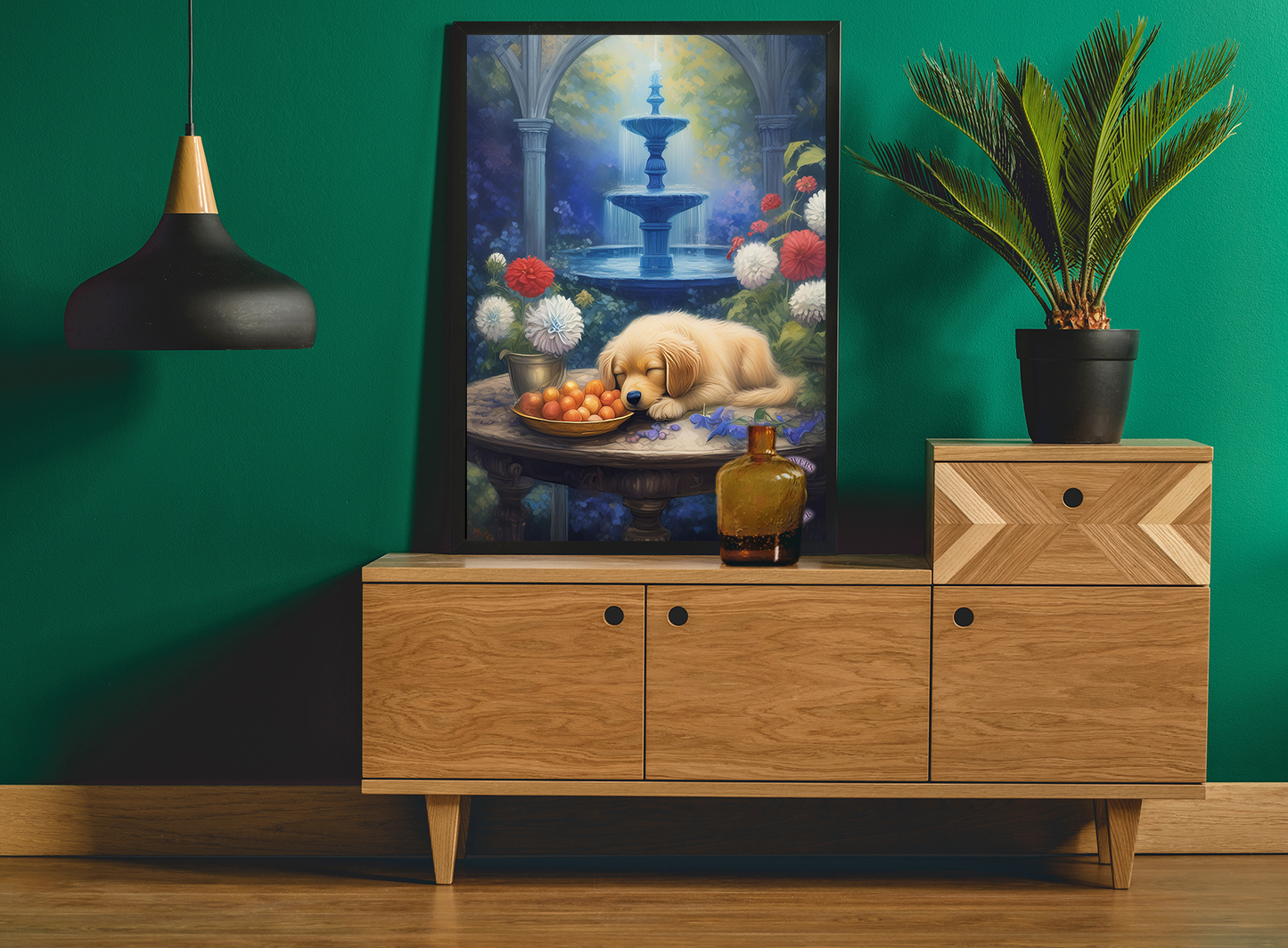 Golden Bliss: A Peaceful End to a Playful Day