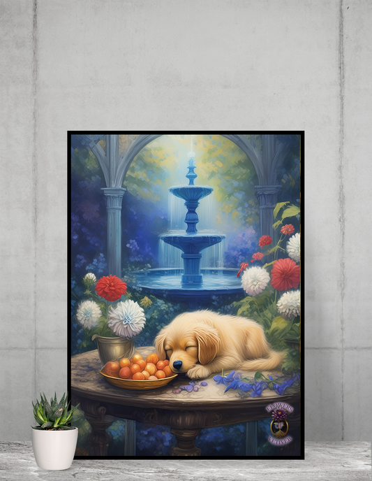 Golden Bliss: A Peaceful End to a Playful Day