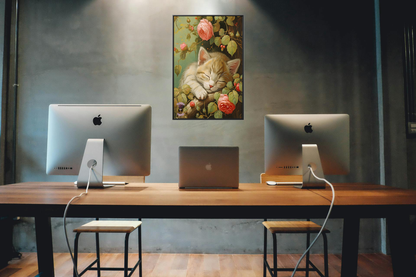 Peony Kitty in a Tree 2