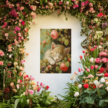 Peony Kitty in a Tree 2